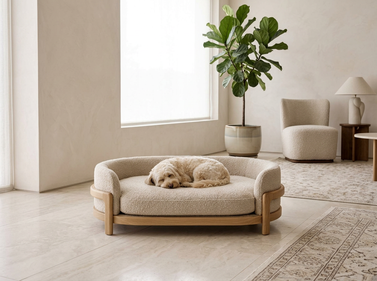 Refugio Cloud: alojamiento compacto de lujo para mascotas en el interior de una residencia canina